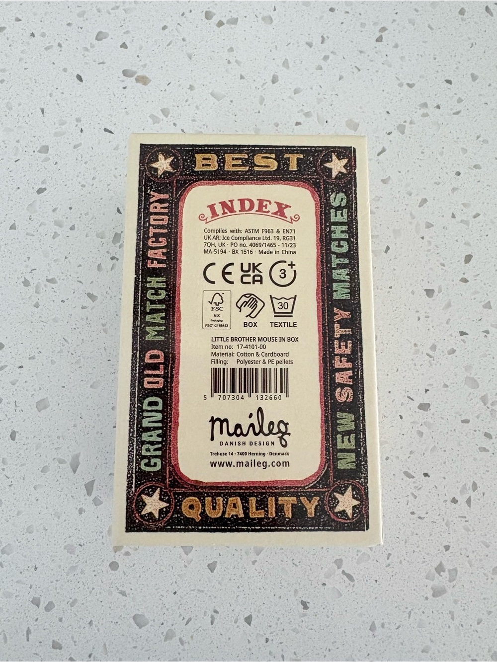 Maileg Little Brother, Mouse In Matchbox NIB - Picture 3 of 4